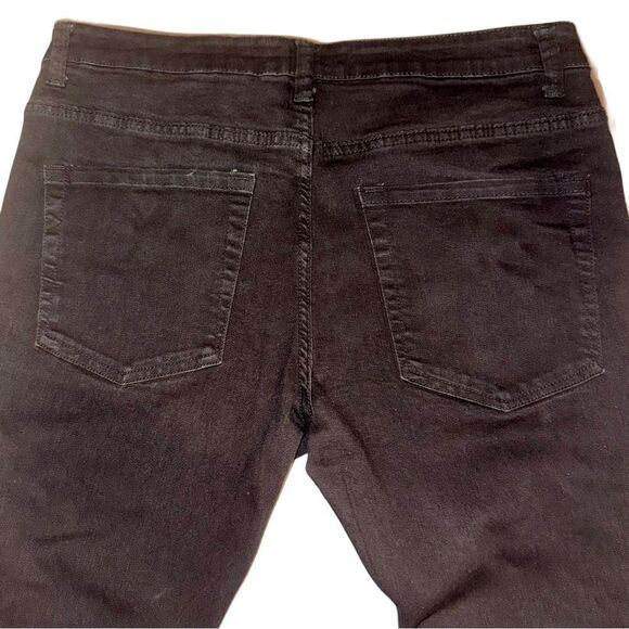 Eternity Camo Shark Mouth Neon Color Pop Denim Black Jeans Men’s Size 34 - Picture 10 of 12